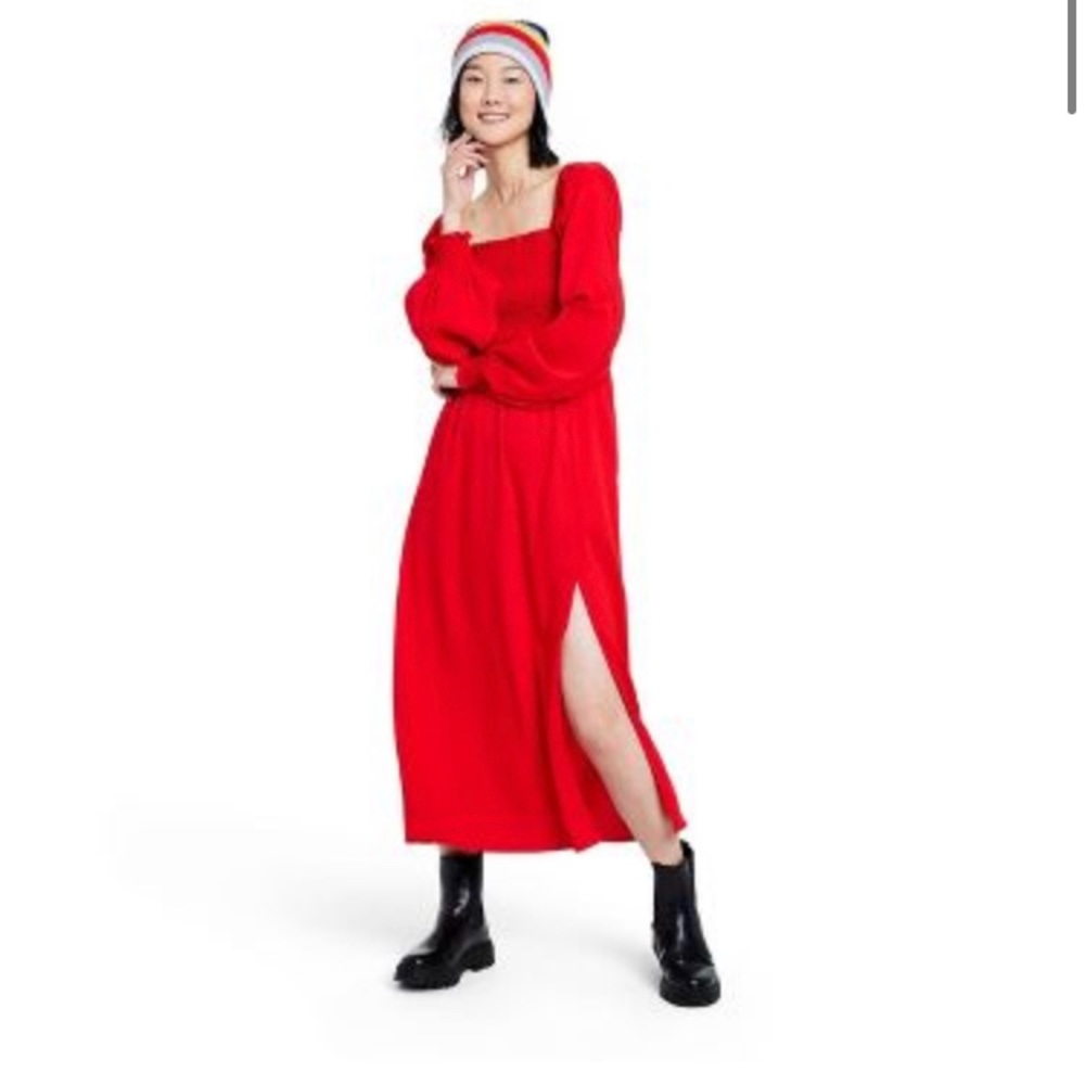 La Ligne X Target Smocked Bodice Midi Dress
